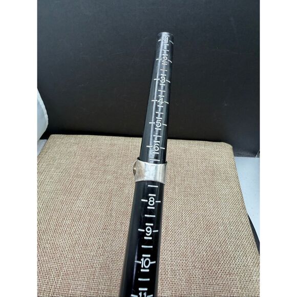 Sterling Silver Multi-Color Inlay Ring – Bold Modernist Statement, Size 7 - Picture 6 of 7